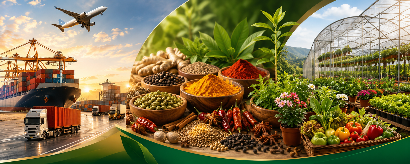 Logistics network for spices and horticulture produce